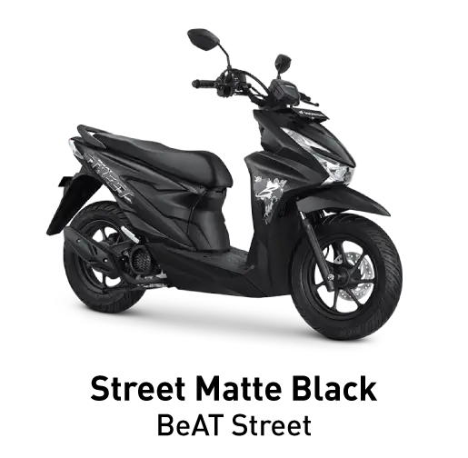 Pilihan Warna Motor Garut Honda BeAT Matte Black
