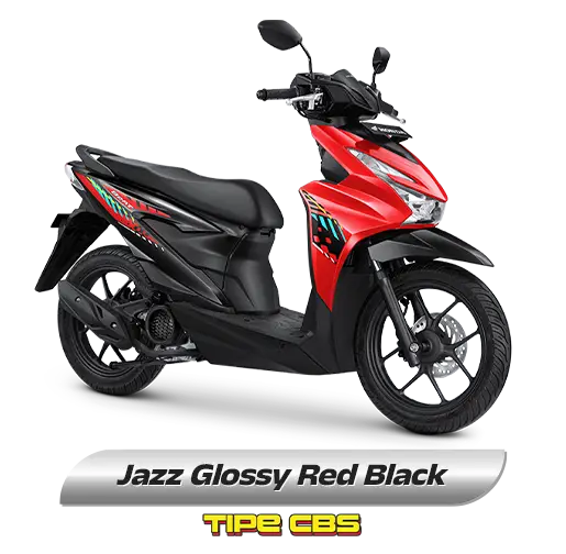 Pilihan Warna Motor Garut Honda BeAT Red Black