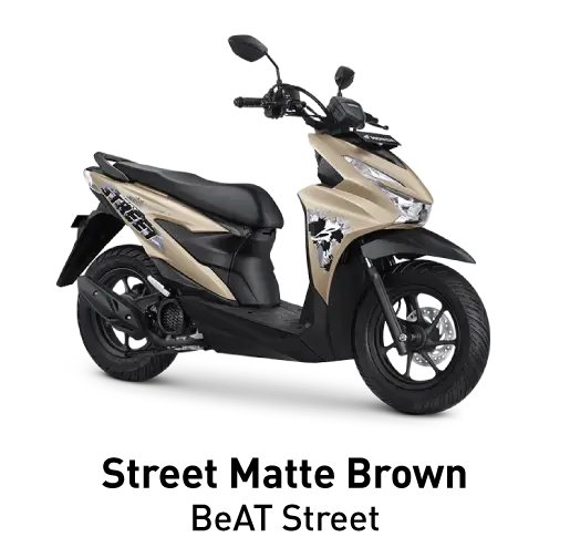 Pilihan Warna Motor Garut Honda BeAT Matte Brown