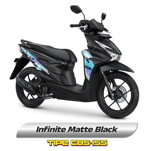 Pilihan Warna Motor Garut Honda BeAT Infinite Matte Black