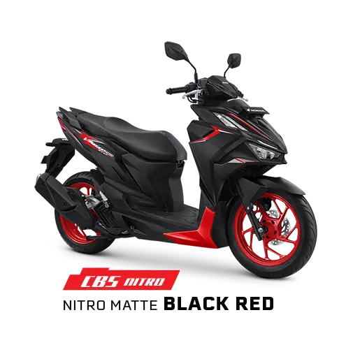 Pilihan Warna Motor Garut Honda VARIO EVO 160 Nitro Matte Black Red